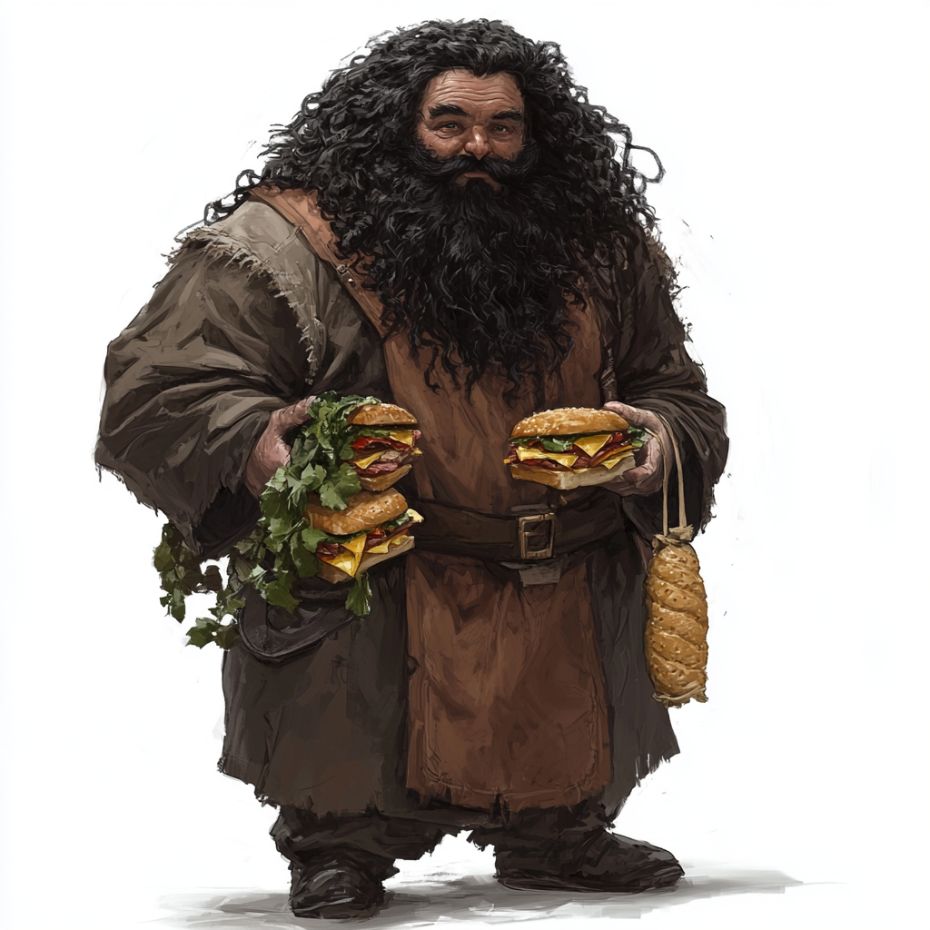 Dwarf cleric investigator resembling Columbo with sandwich belt.