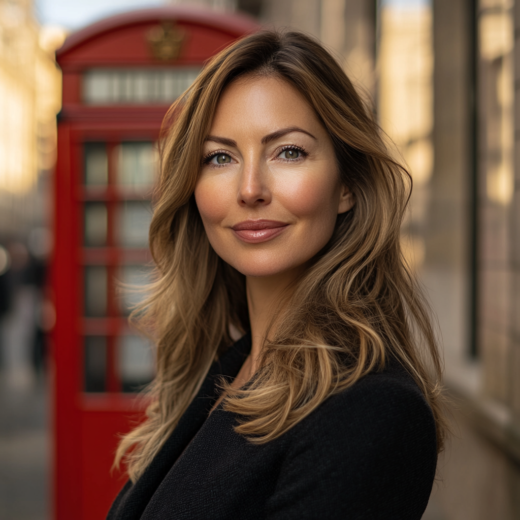 Emily Carter, 43-year-old CMO, in London portrait