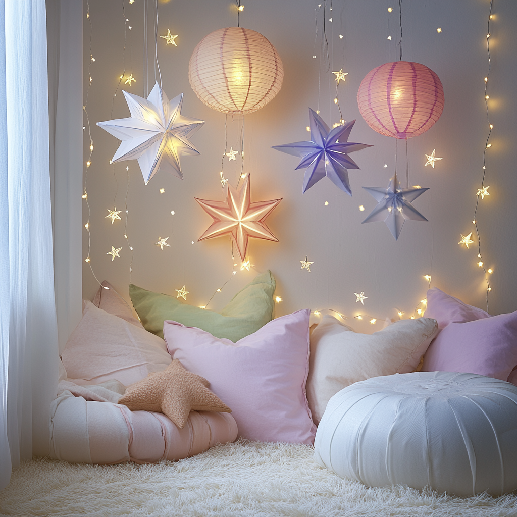 Starry Fairy Lights Room