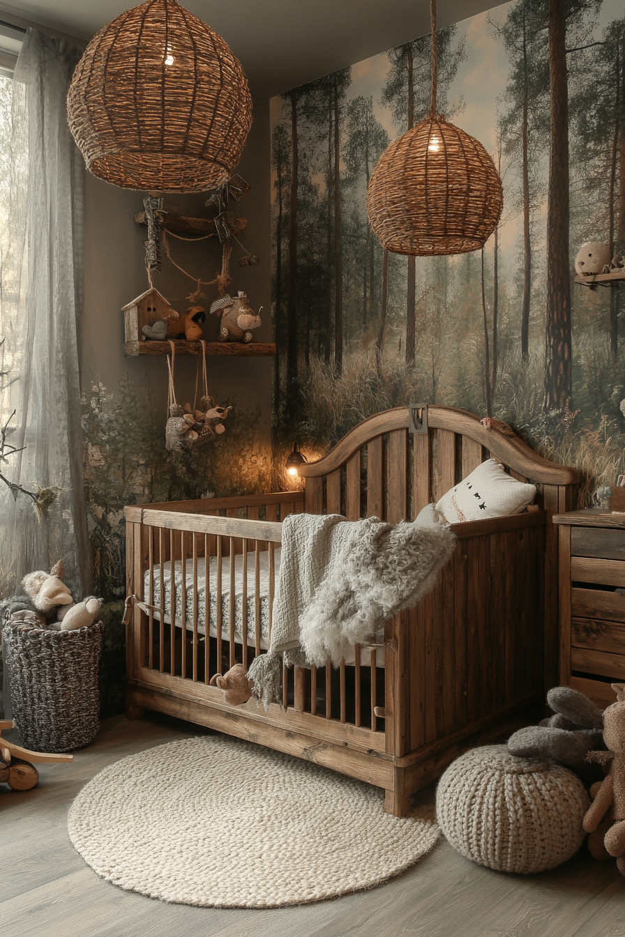 Enchanting Whimsical Woodland Nursery with Magical Forest Theme