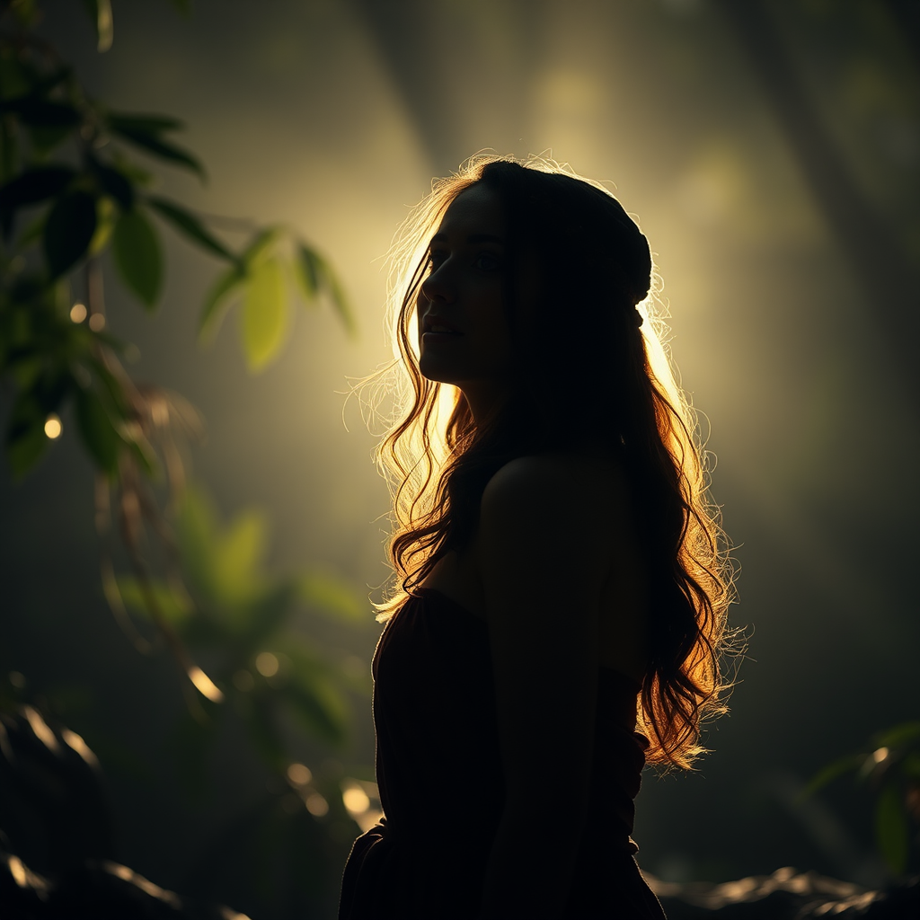 Eva in Garden of Eden Moonlight, Sony A7S III, 85mm Lens