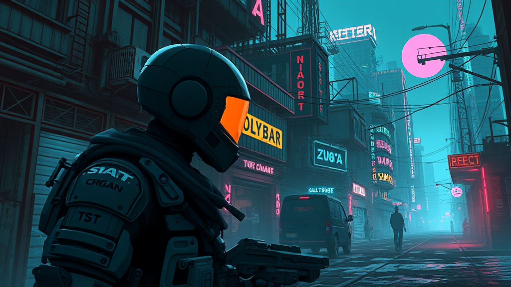 Exploring Cyberpunk World in Aftermath Game