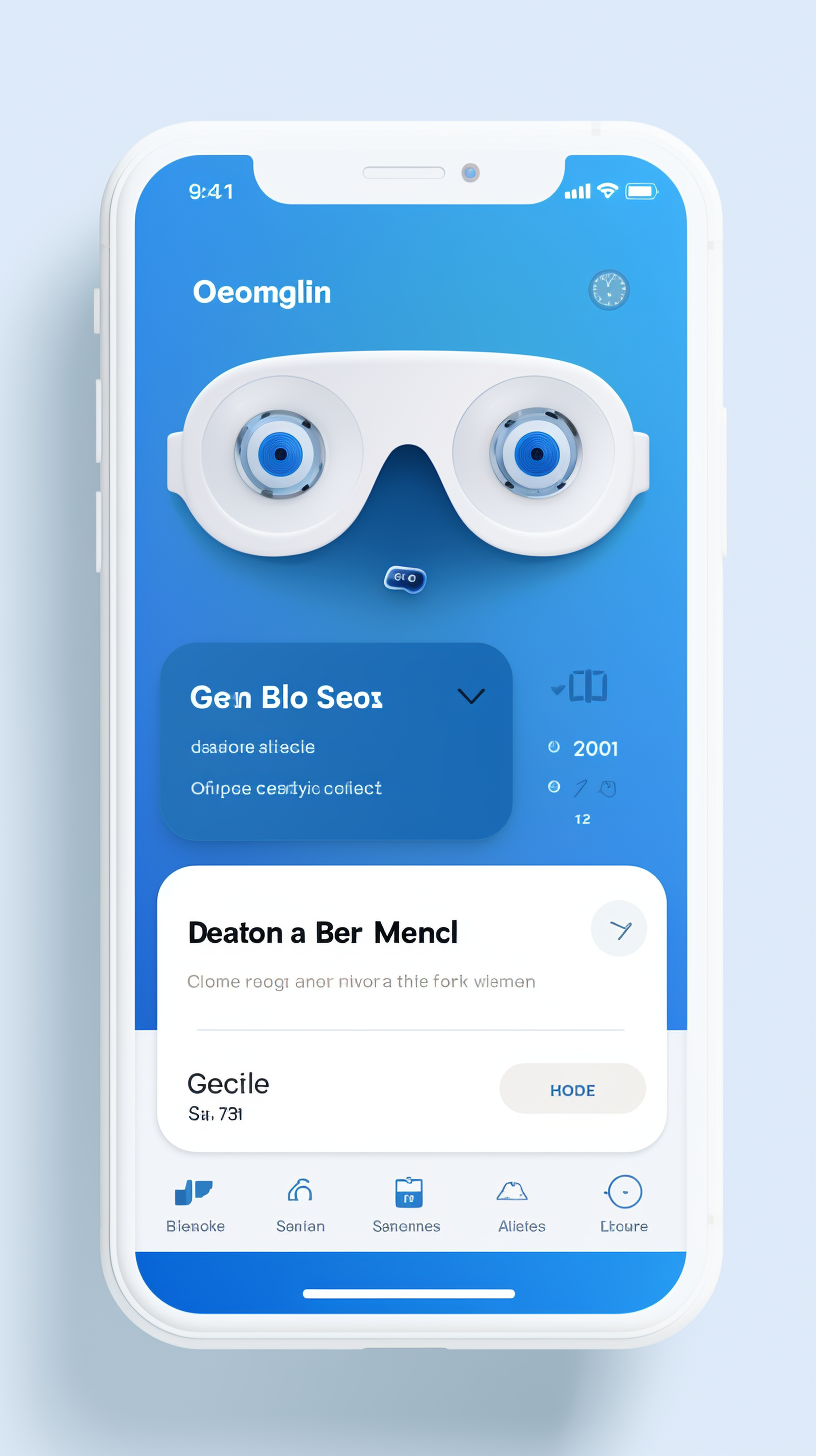 Eye Care Shopping App Design