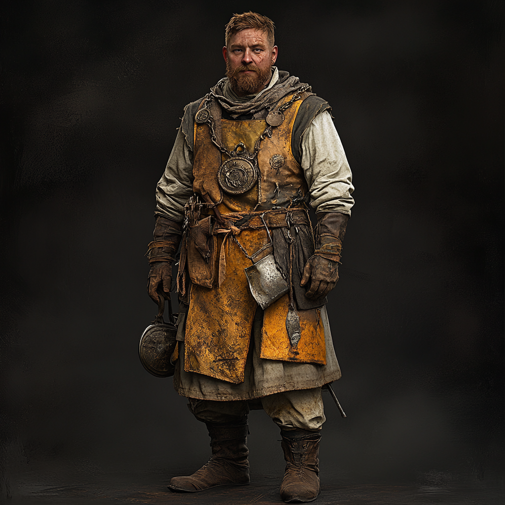 Fancy Blacksmith King Clothing for Nobles