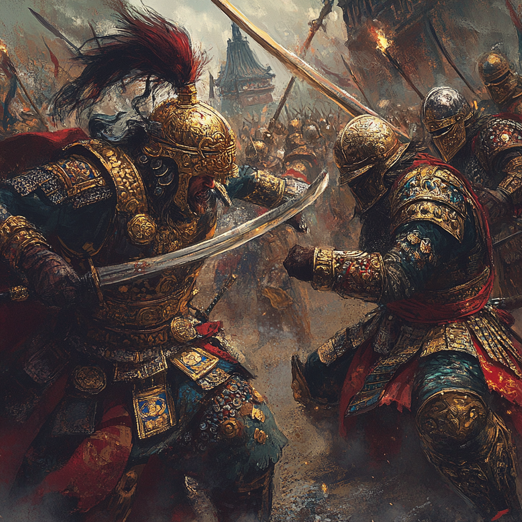 Fantasy Battle: Roman-Mongolian vs English-Germanic Knights