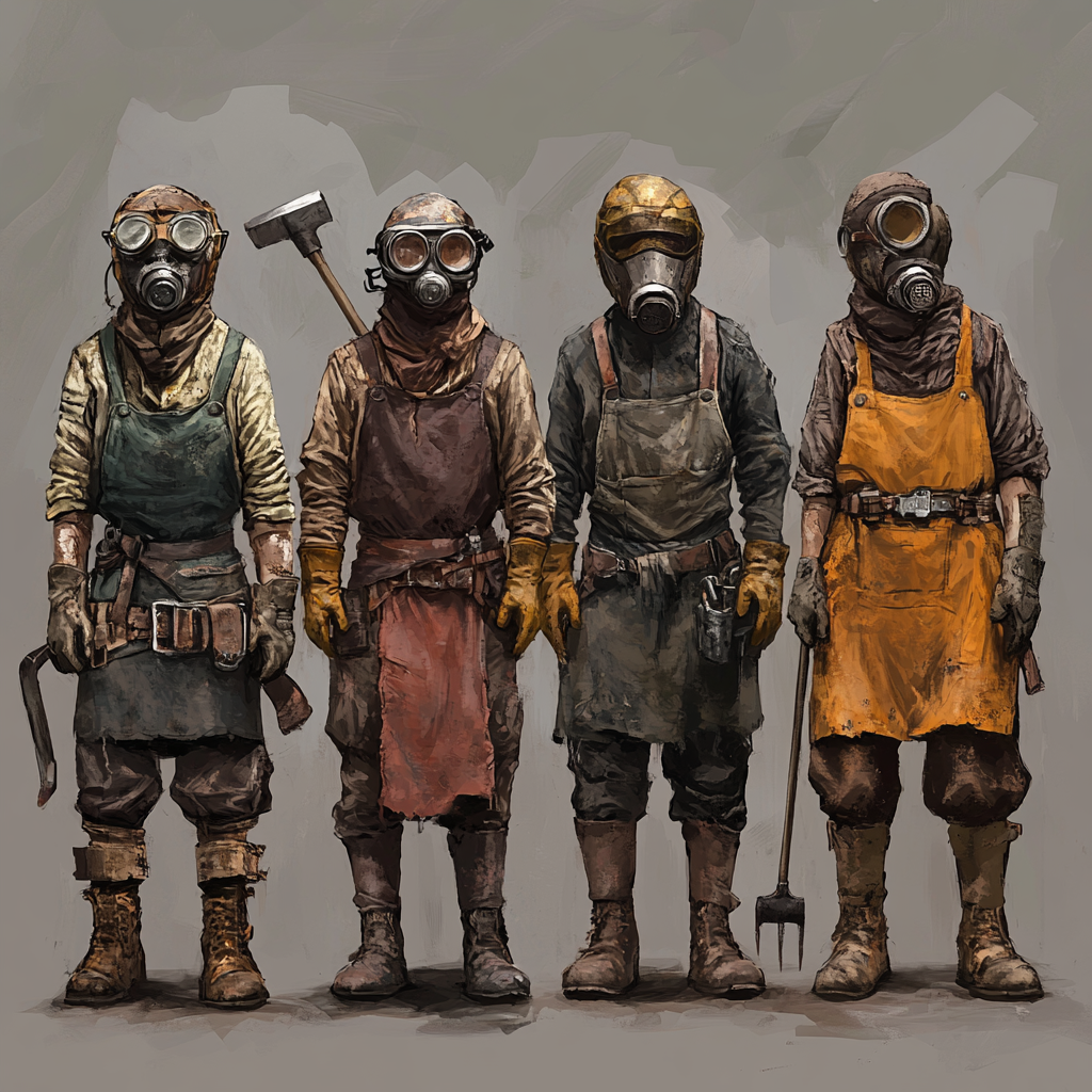 Fantasy Mining and Blacksmithing Clothing and Gear