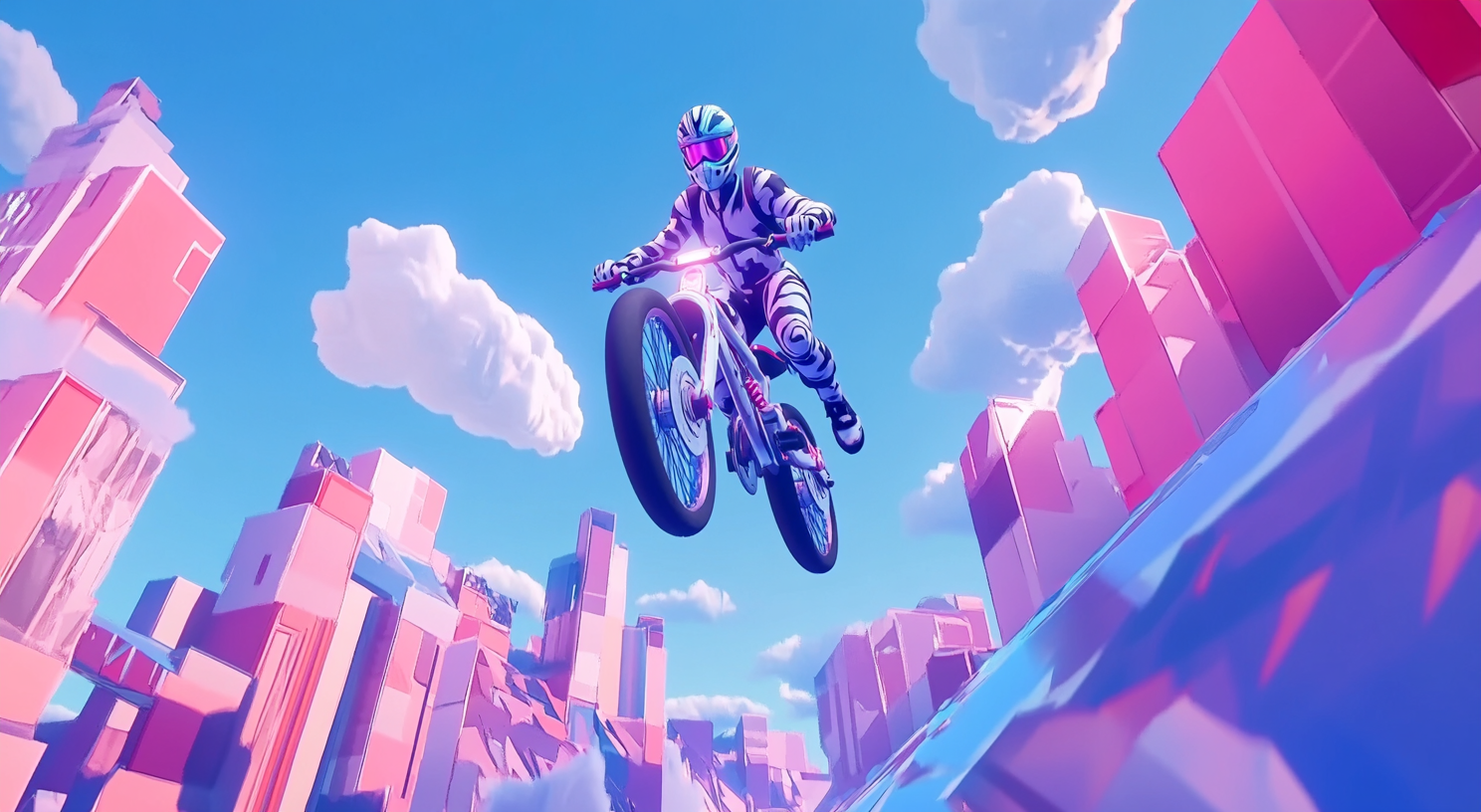 Fortnite Peloton Instructor Racing Through Obby Game