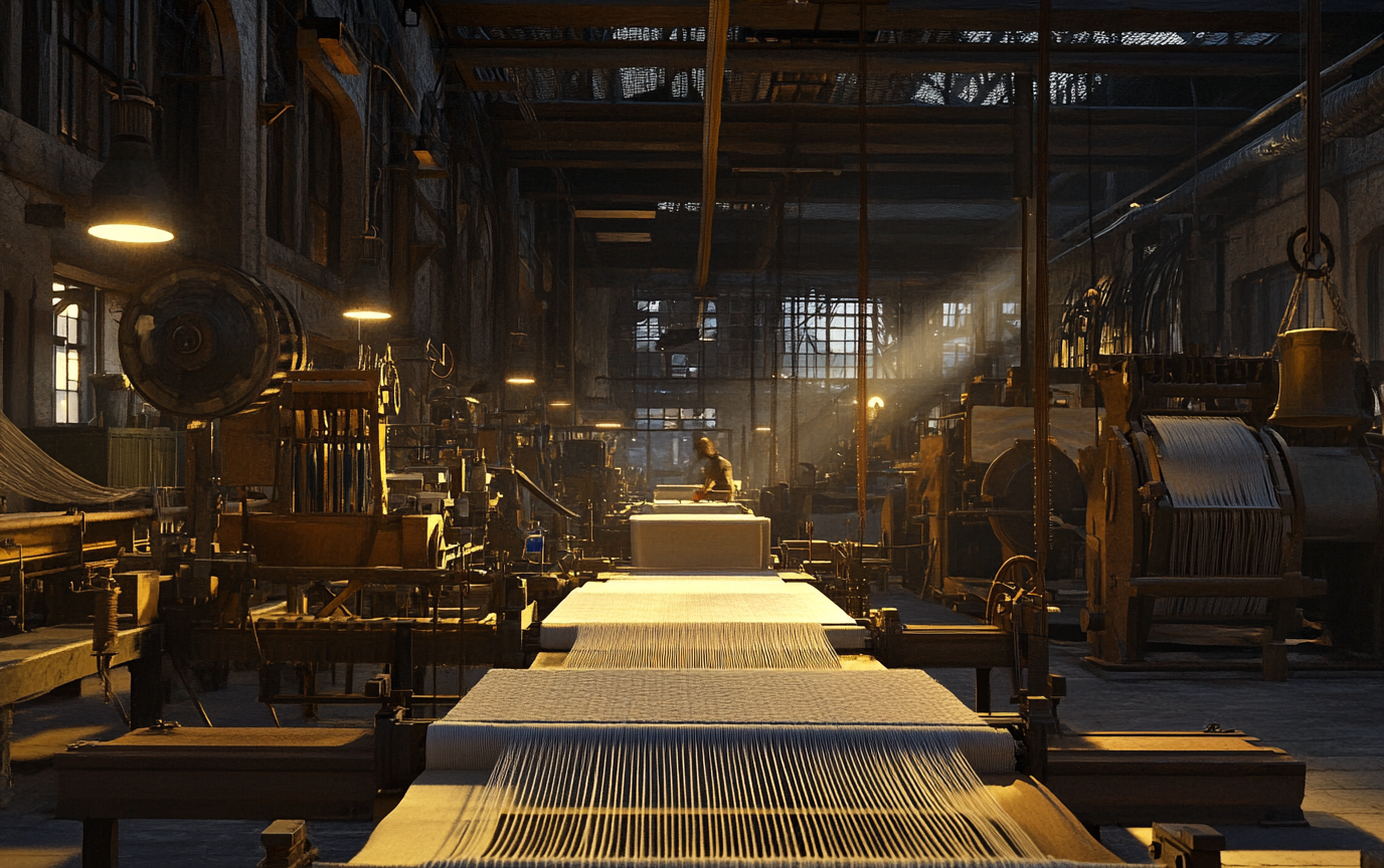 From Weaving to Machines: A Visual Journey