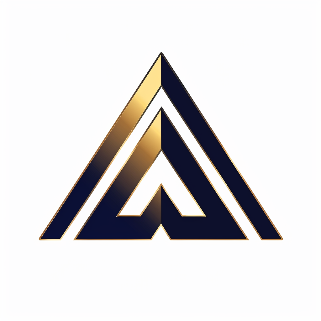 Futuristic A&M Insignia for Real Estate Developer Logo