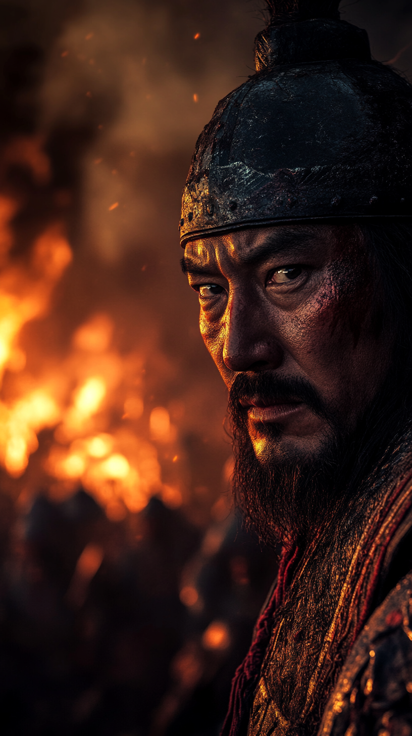 Genghis Khan Cinematic Portrait