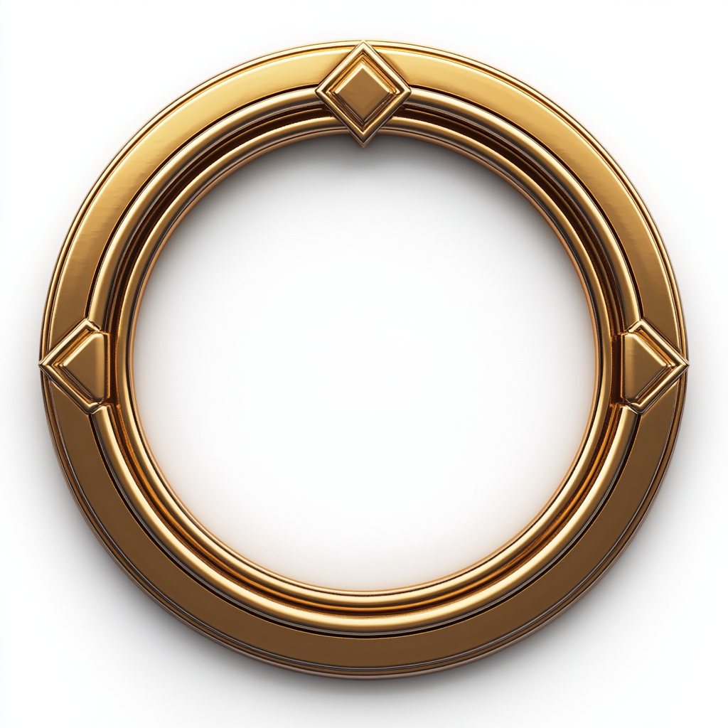 Golden token circle<br>