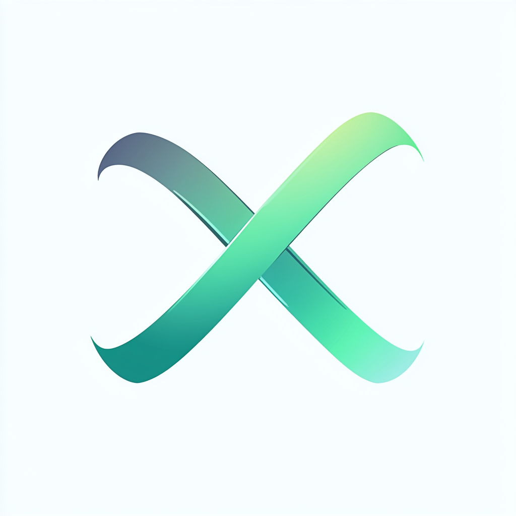 Green 'N' and 'X' logo for Nexsis mini pc.