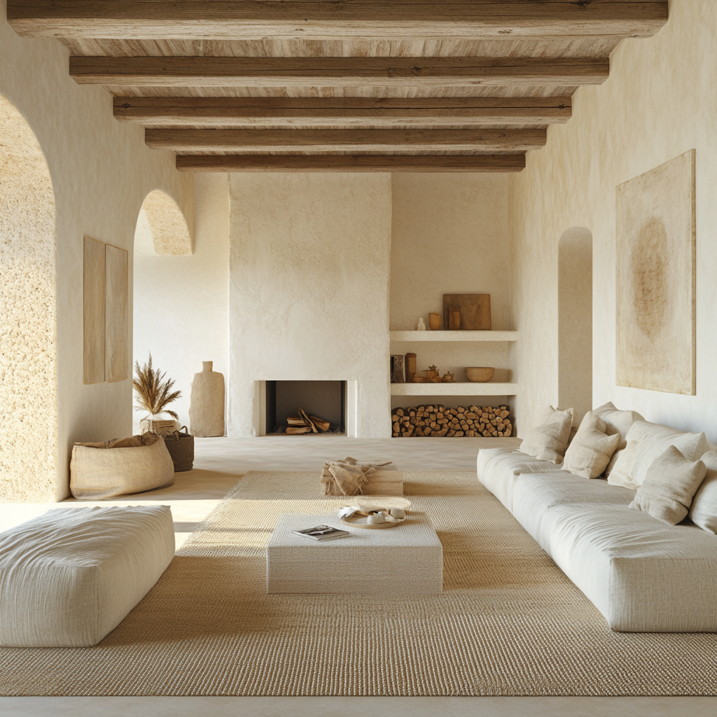 HD image of modern villa sitting room in Maiorca.