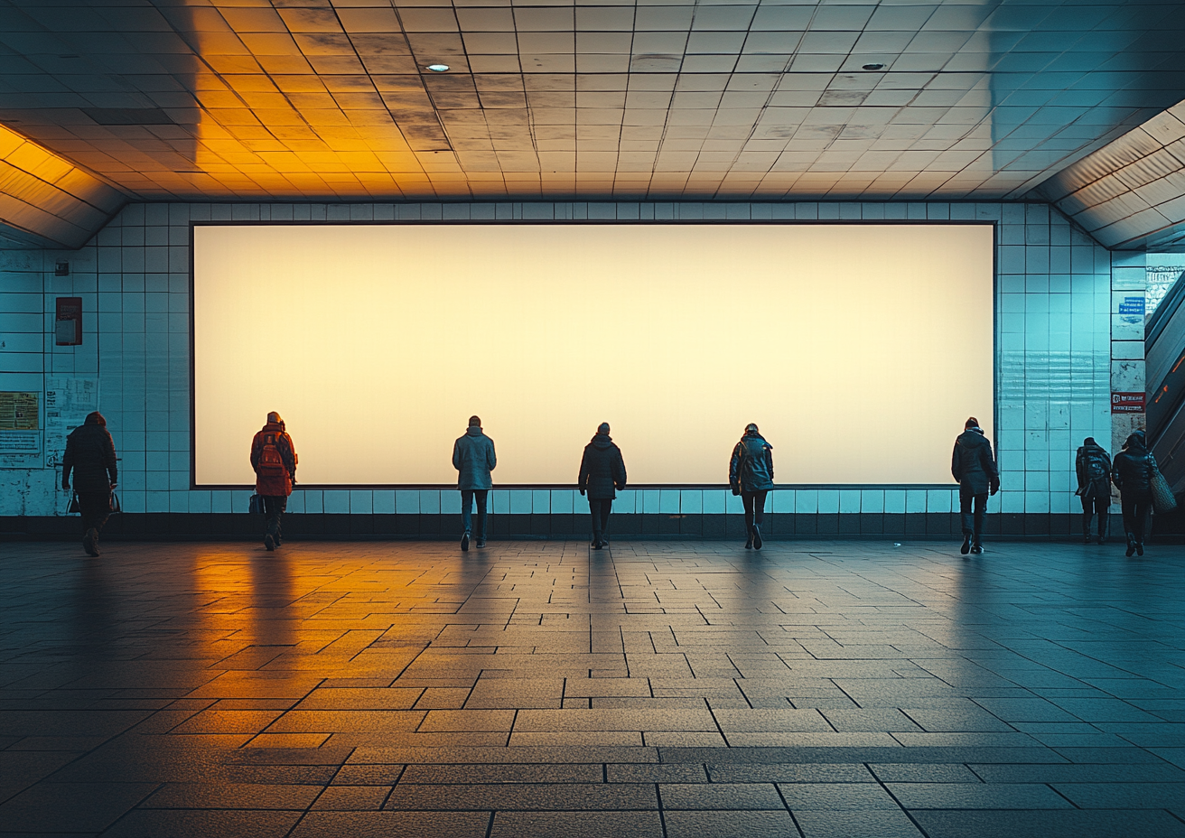 High quality real photo of minimalistic underground wall.