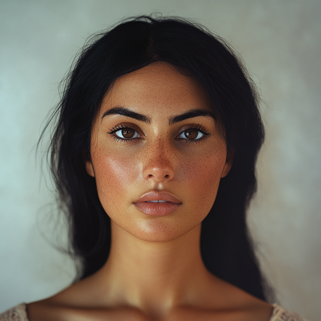 Hyper-Realistic Portrait of Middle Eastern Woman 