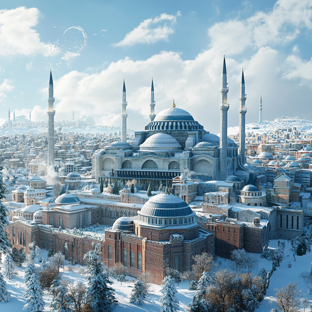 Imaginative 2024 Istanbul City View 3D Render