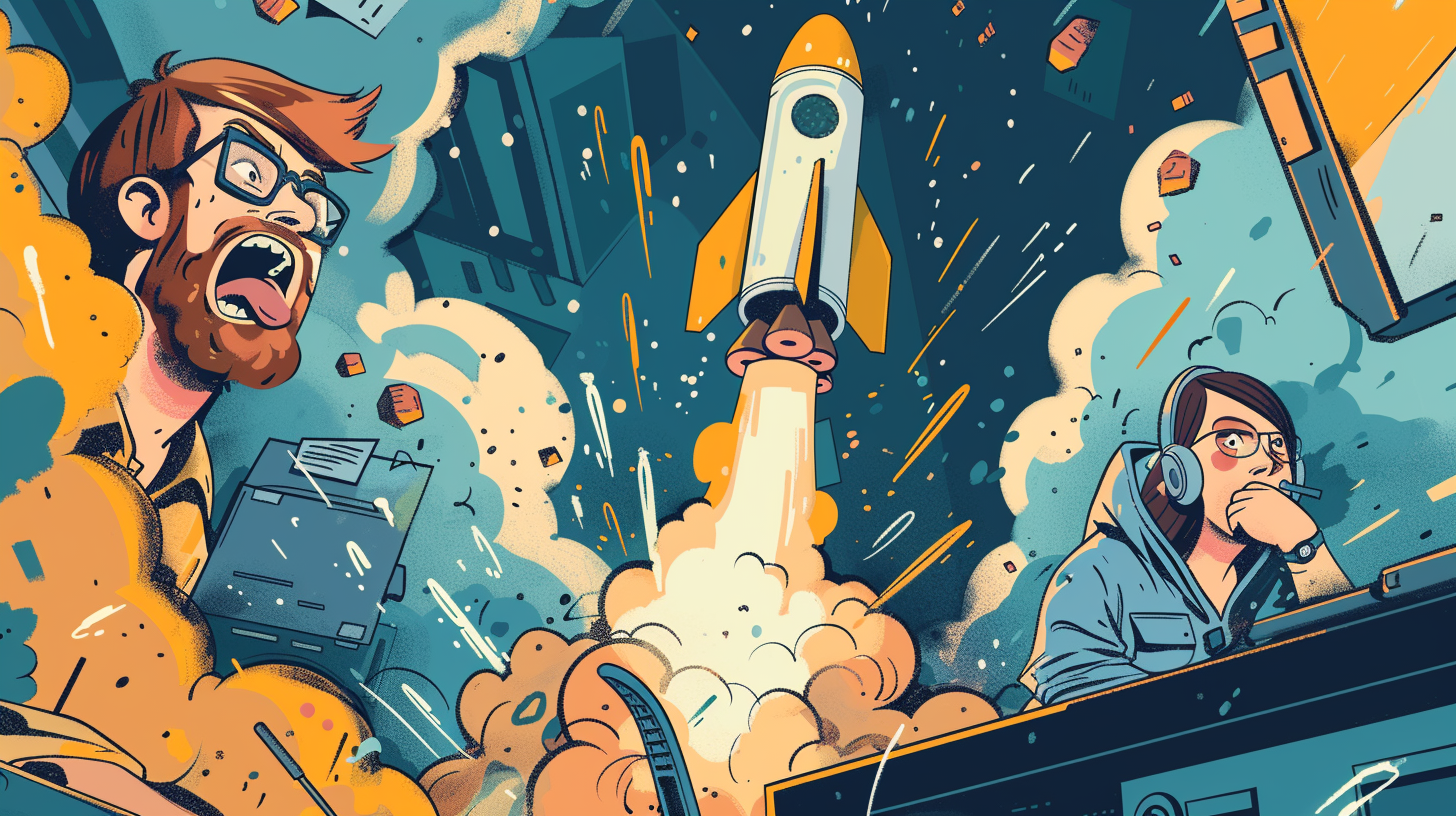 In-house marketer struggles to launch marketing rocket. Agency team soars.