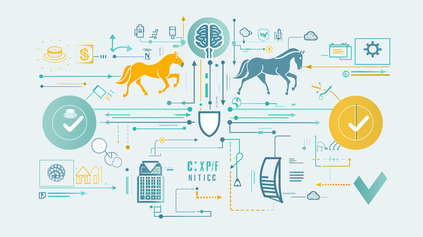 Infographic of Automatic Horse Betting Process Steps