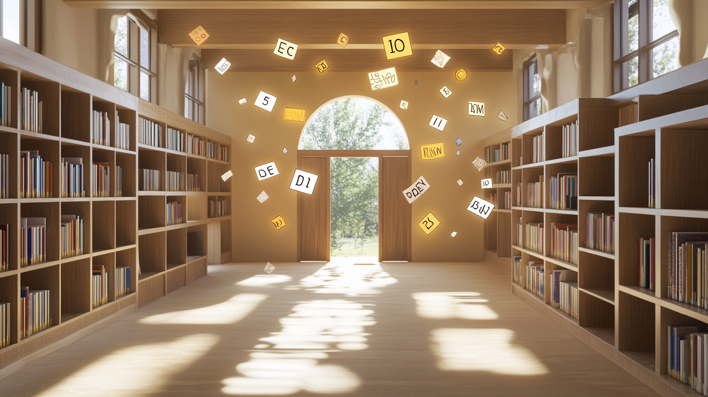 Inspiring literacy center in New Mexico with natural light