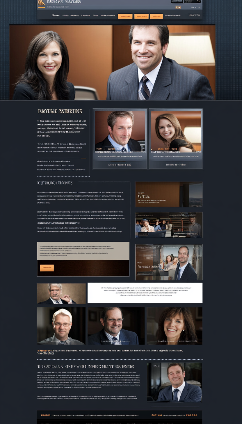 Insurance services website Layout