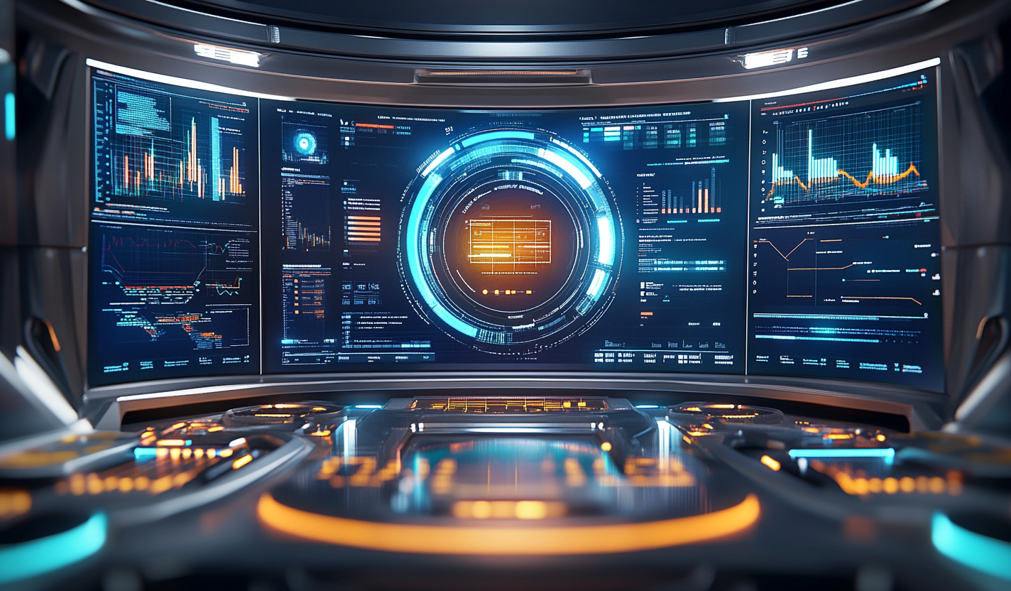 Interactive SEO dashboard showing key metrics for business growth.