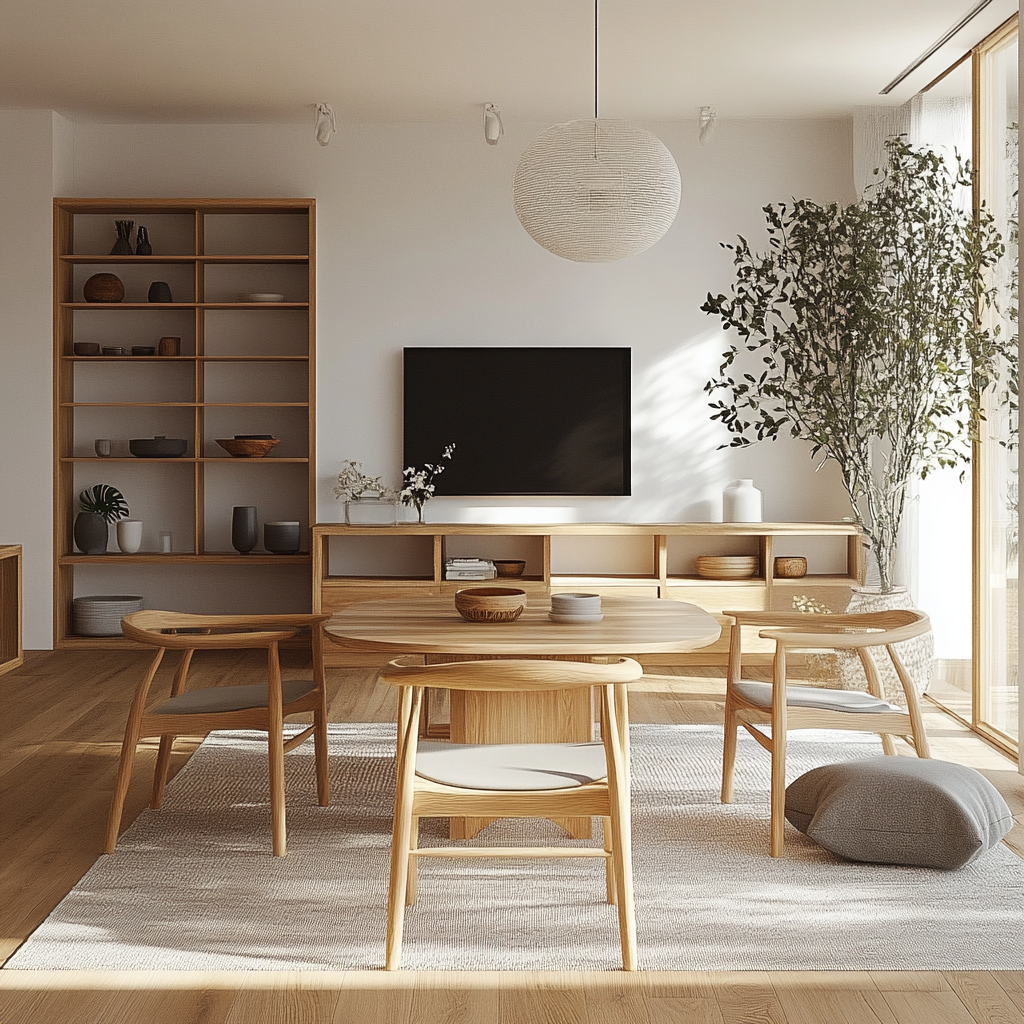 Interior design: beauty meets functionality with Scandinavian charm.