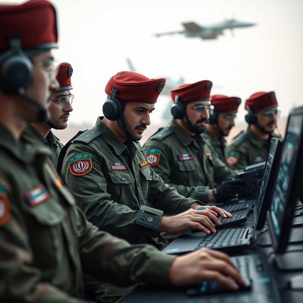 Iran's military using AI for planning war.