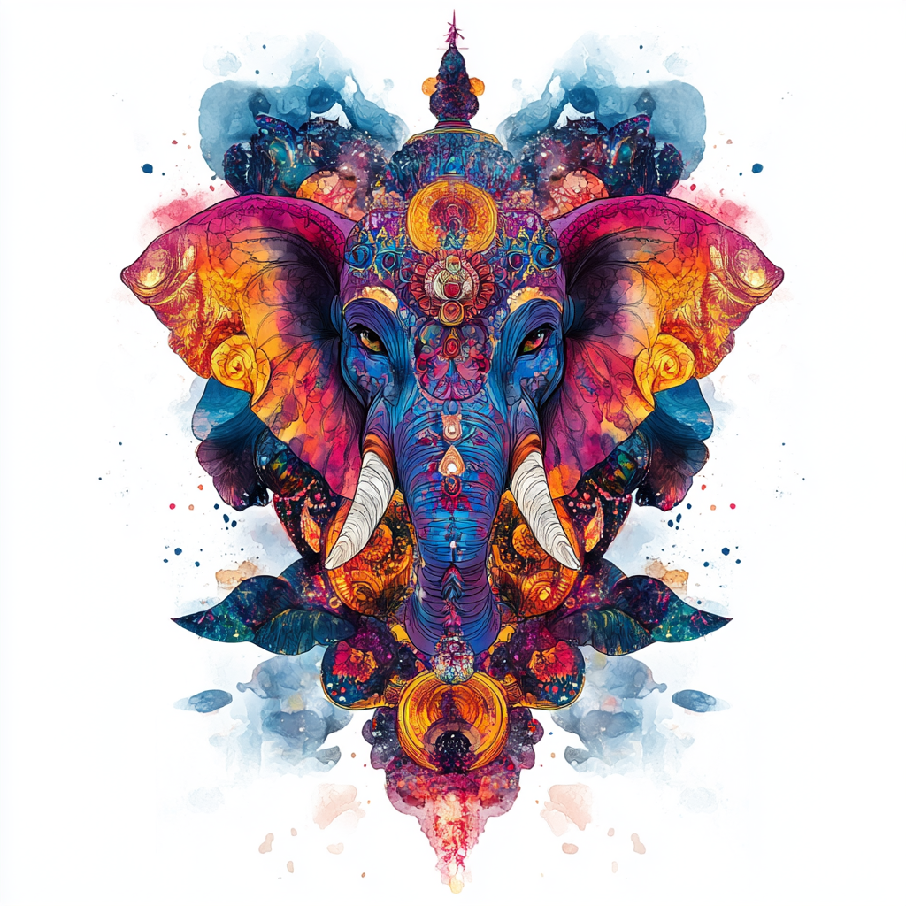 Jan Tengnagel's Winning Mandala Ganesha Digital Art