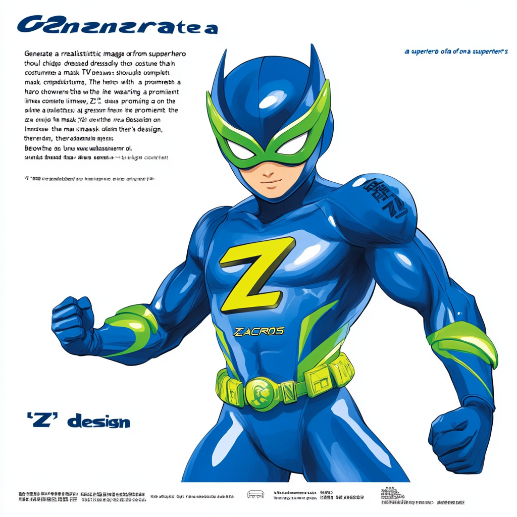 Japanese Children's TV Show Superhero: Dynamic Hero Zacros