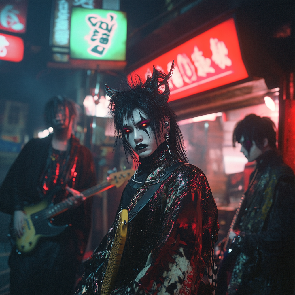 Visual Kei Band in Gritty Japanese Bar District