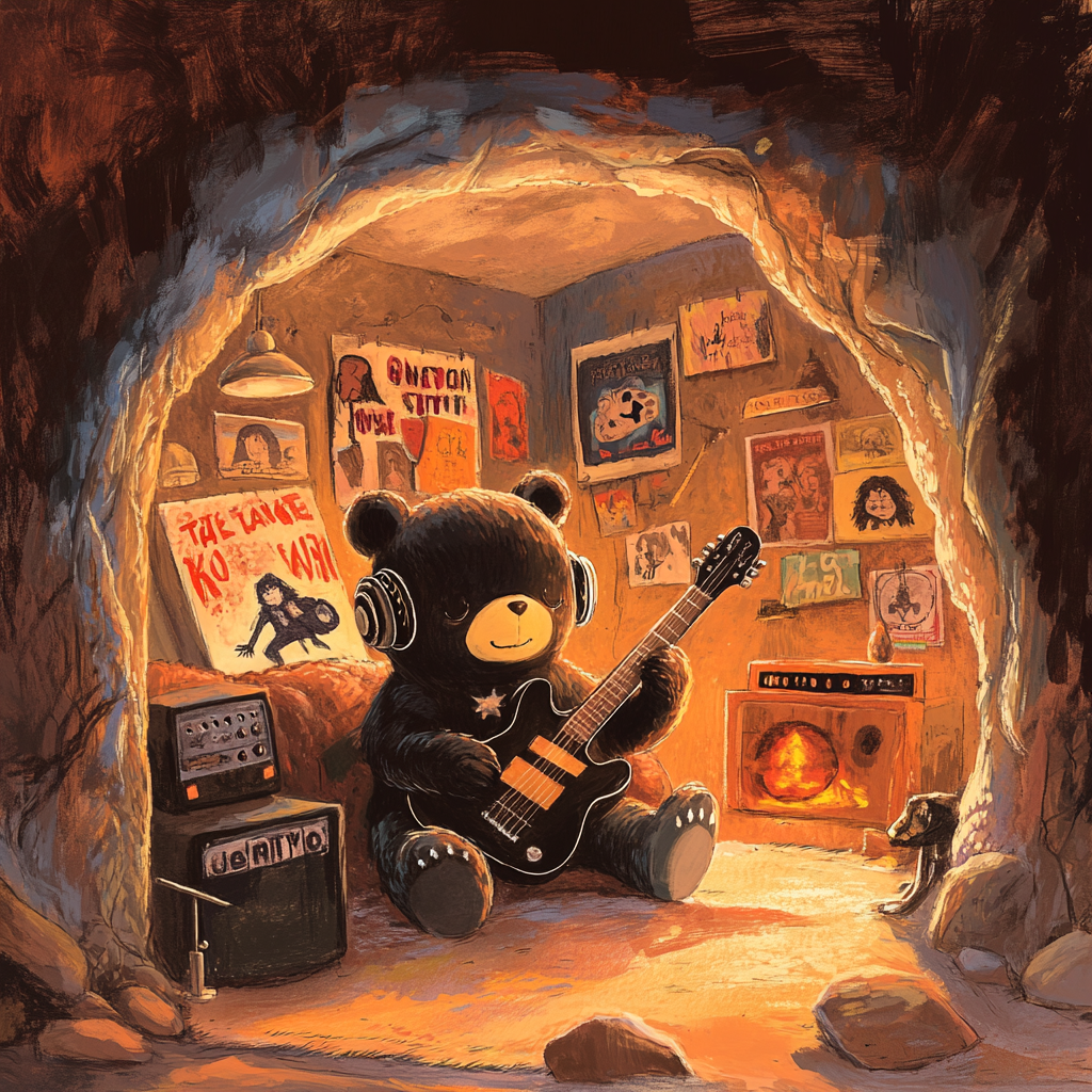 Jonny's Cave: A Rock Star Bear's Dream