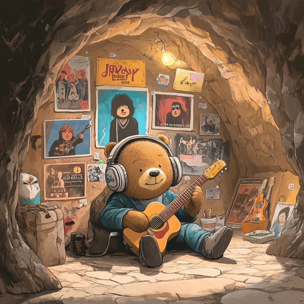 Jonny's Cozy Rock Star Bear Cave Adventure