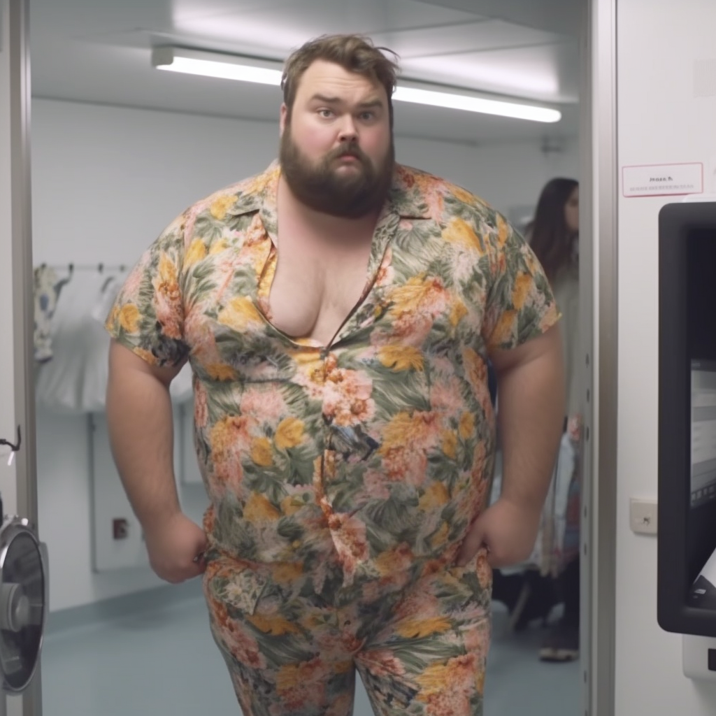 Just gorgeous chubby fat man in locker room.