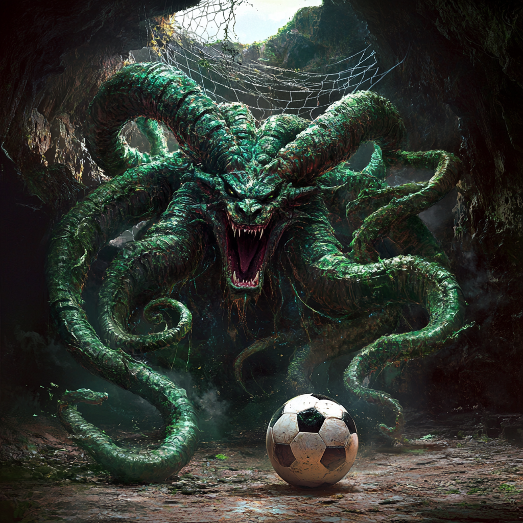 Kid-Friendly Hydra Soccer Monster Emerges Dramatically