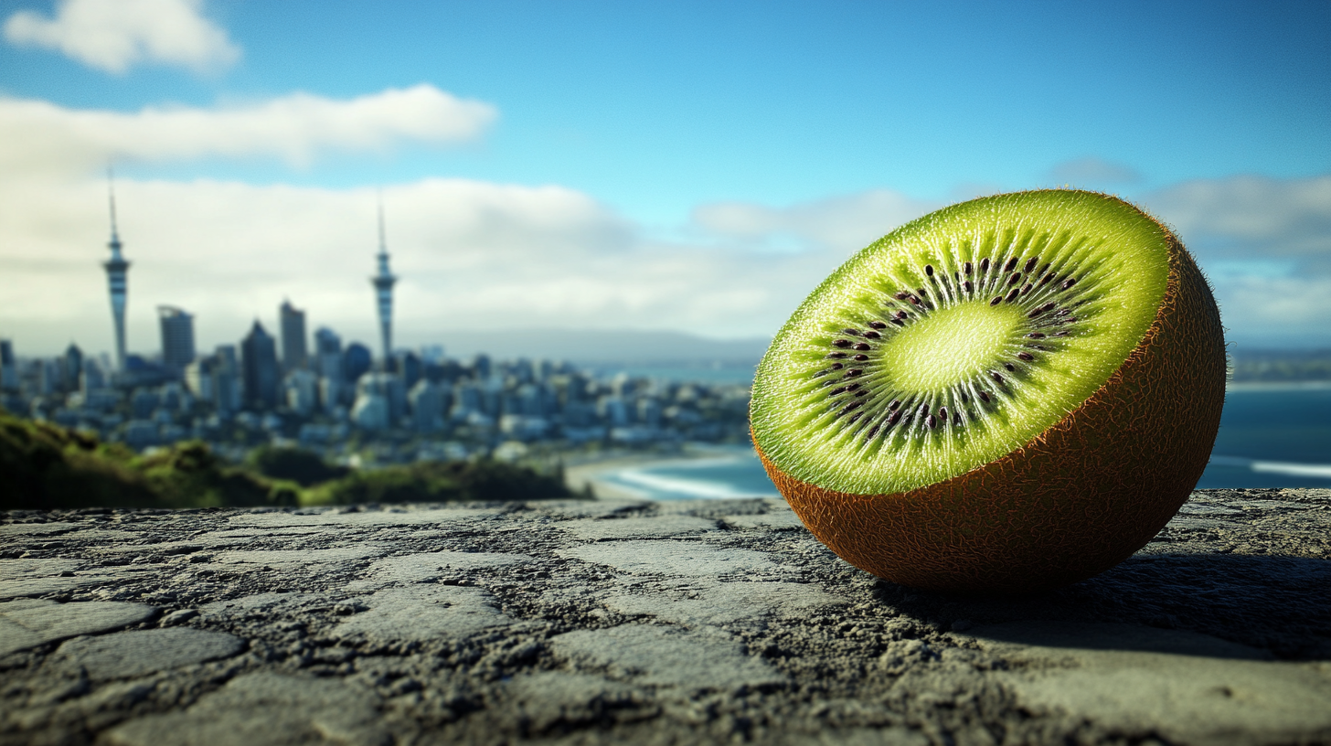 Kiwi in Auckland with detailed, serene view.