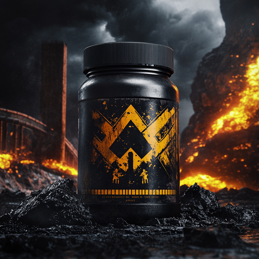 Label: Fierce pre workout for surviving strong individuals.