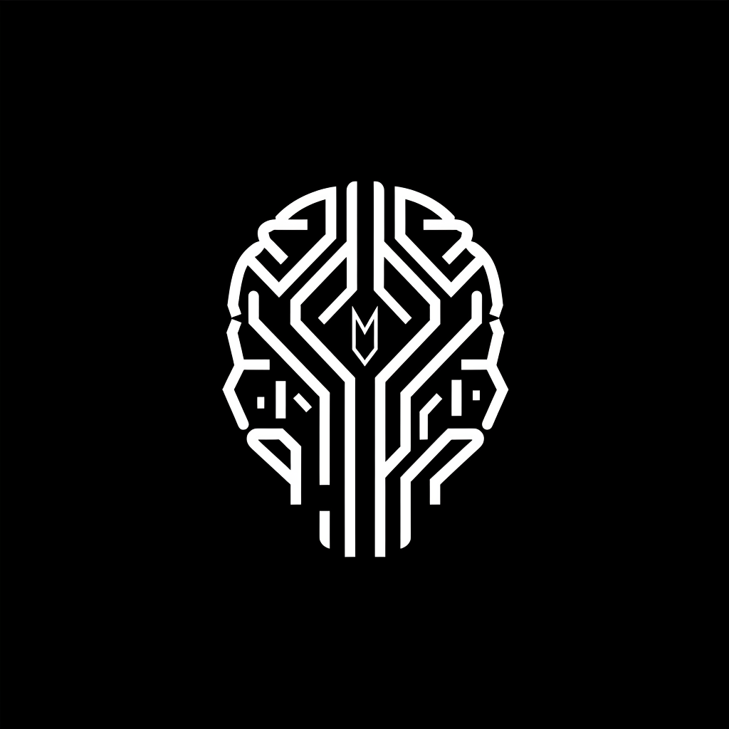 Logo design for Multi-Tech Media: brain, circuit board, modern font.