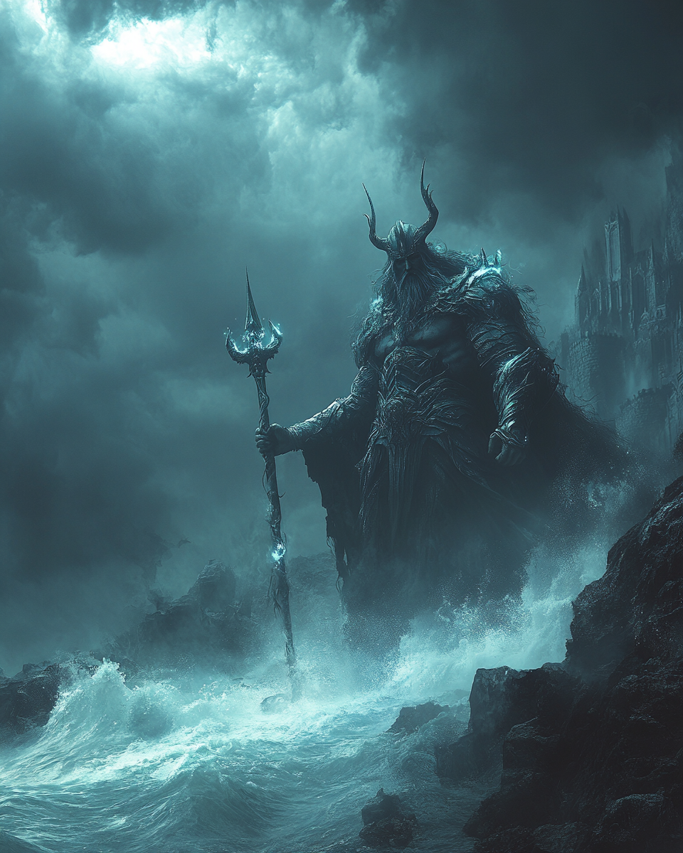 Lord of the Void, King of Atlantis, Poseidon's divine trident reigns.