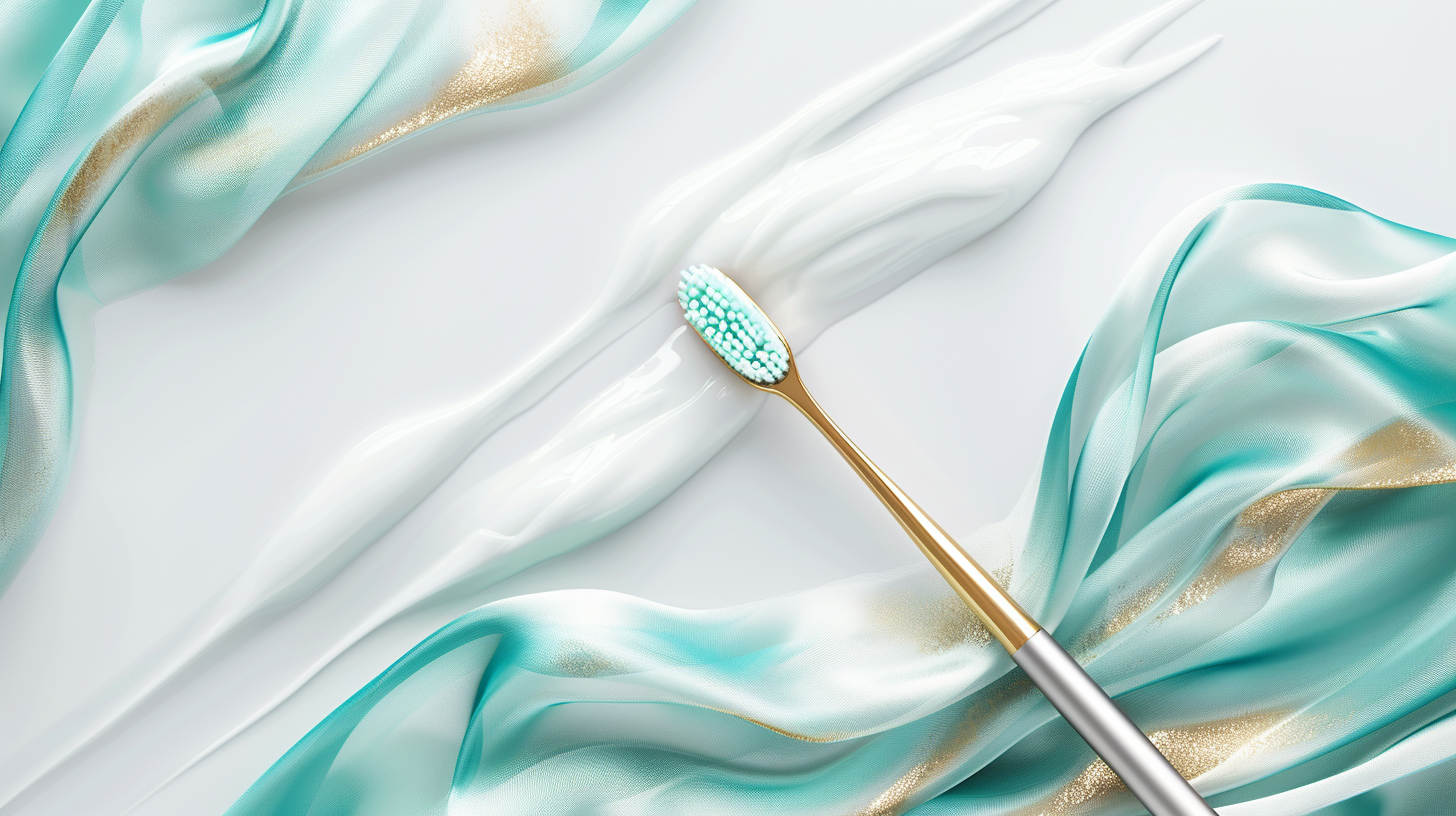 Luxurious Oral Care Brand App Background