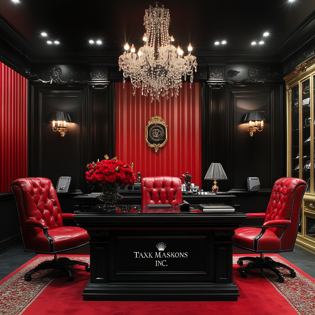 Luxurious Tax Masters INC. Office with Elegant Design