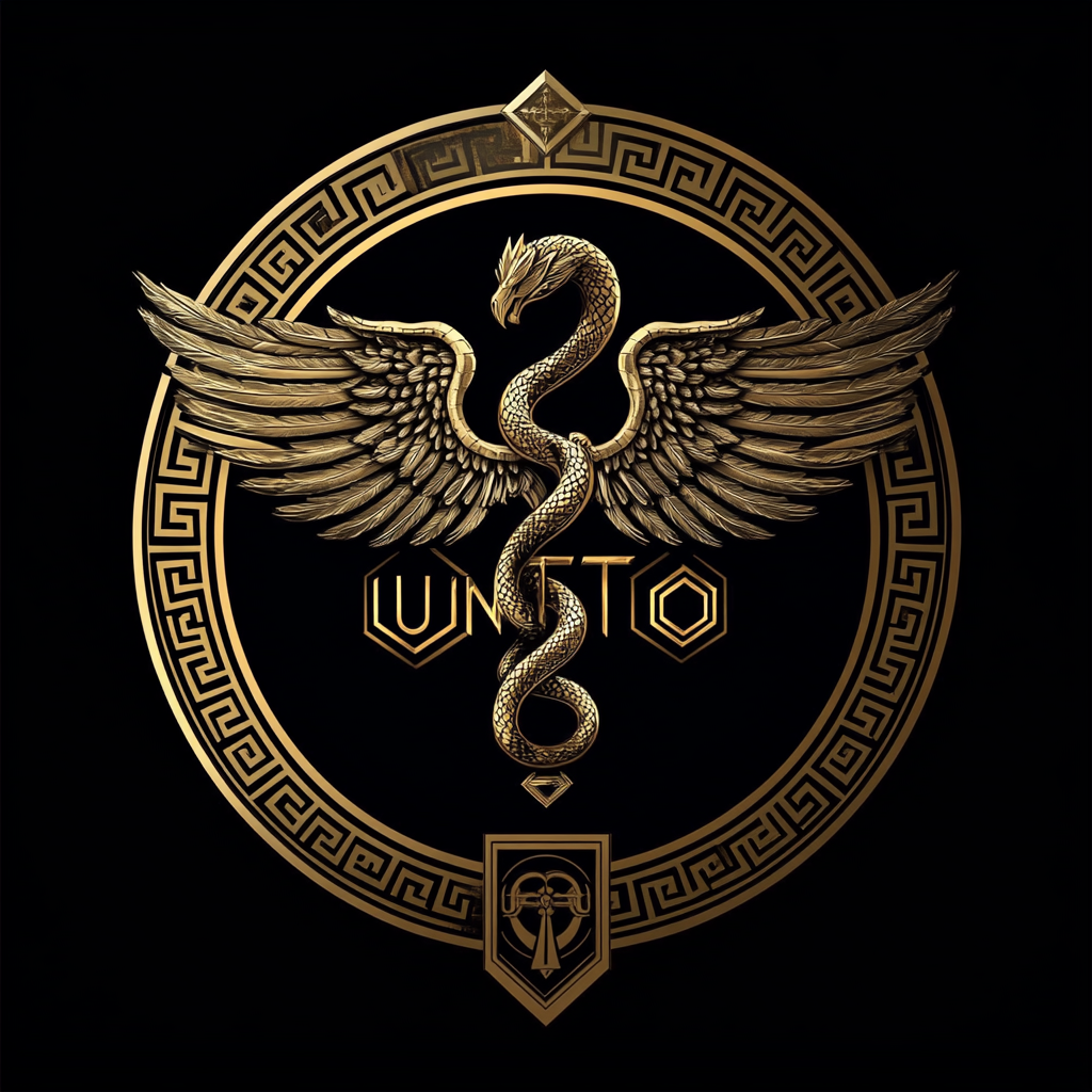 Luxurious Versace-style Logo for United MedTech Group