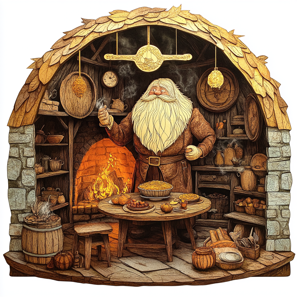 Magical Thanksgiving Feast at Hagrid's Hut