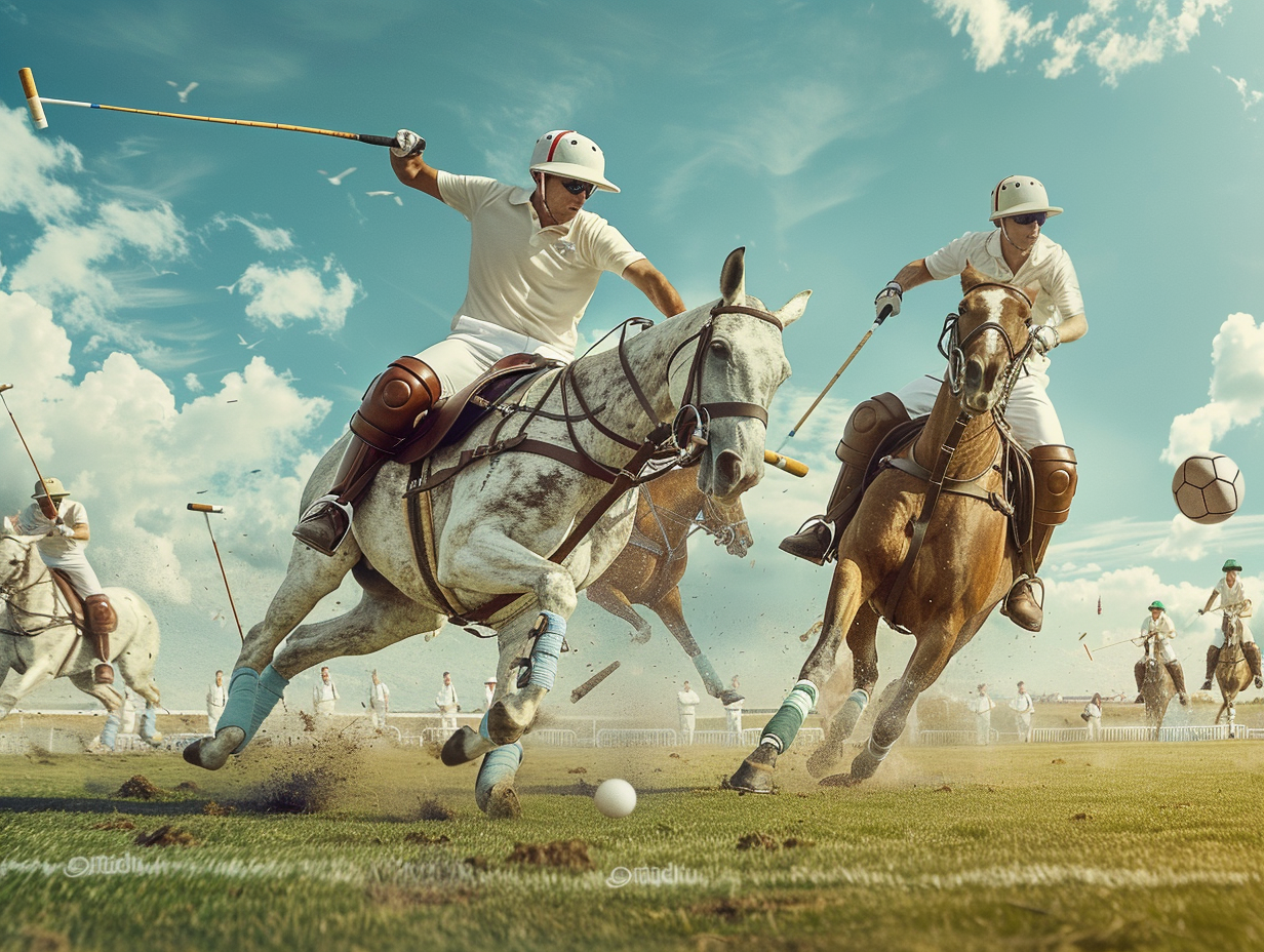 Men's Polo Game: Energetic, Traditional, Elegant Ad