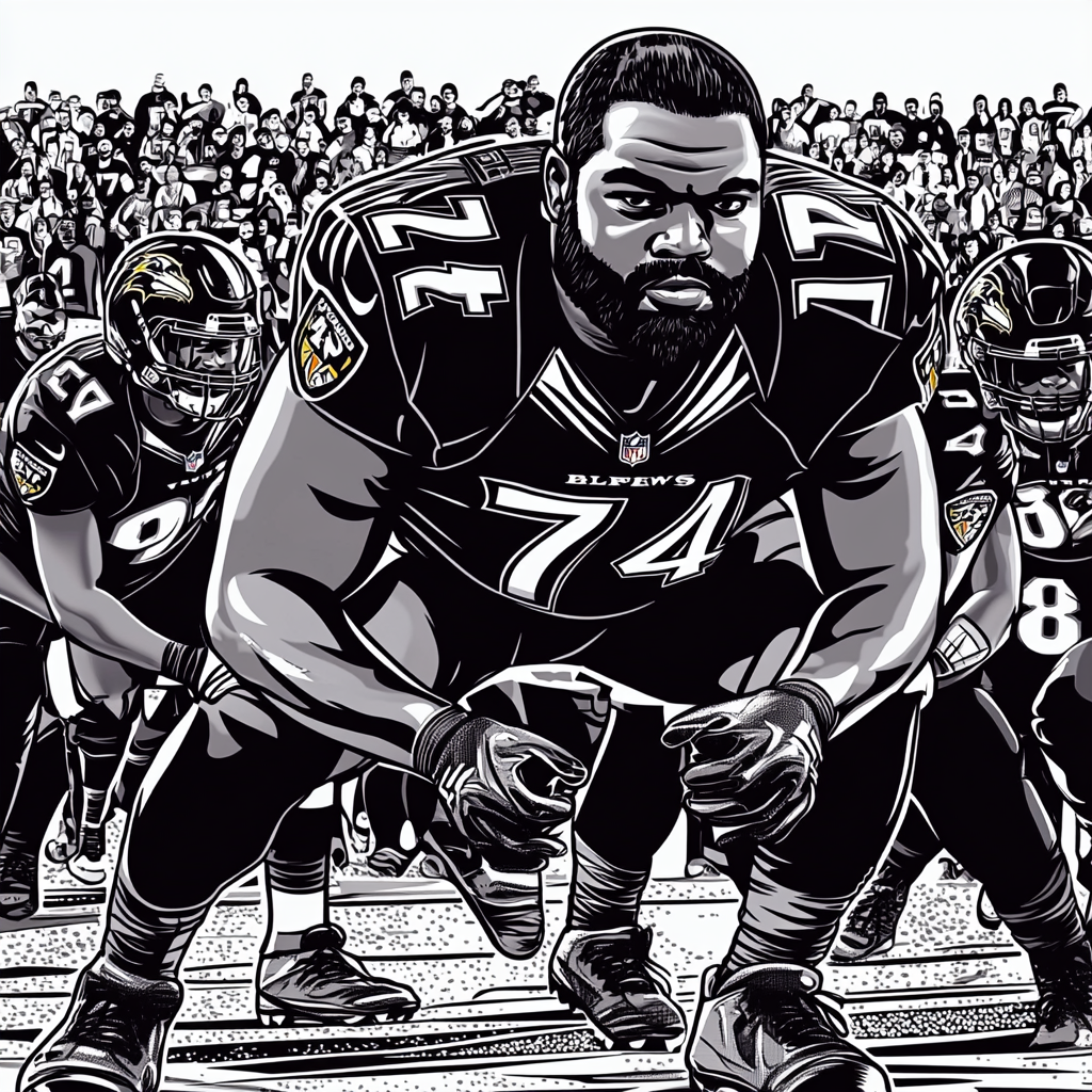 Michael Oher, Number 74: Triumph through adversity.