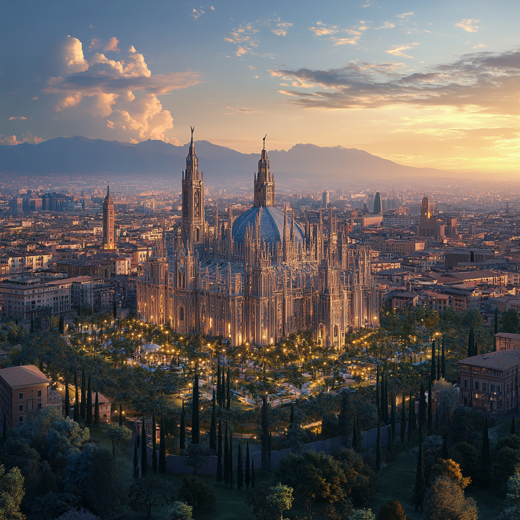 Milan in 2024 is fascinating and realistic.