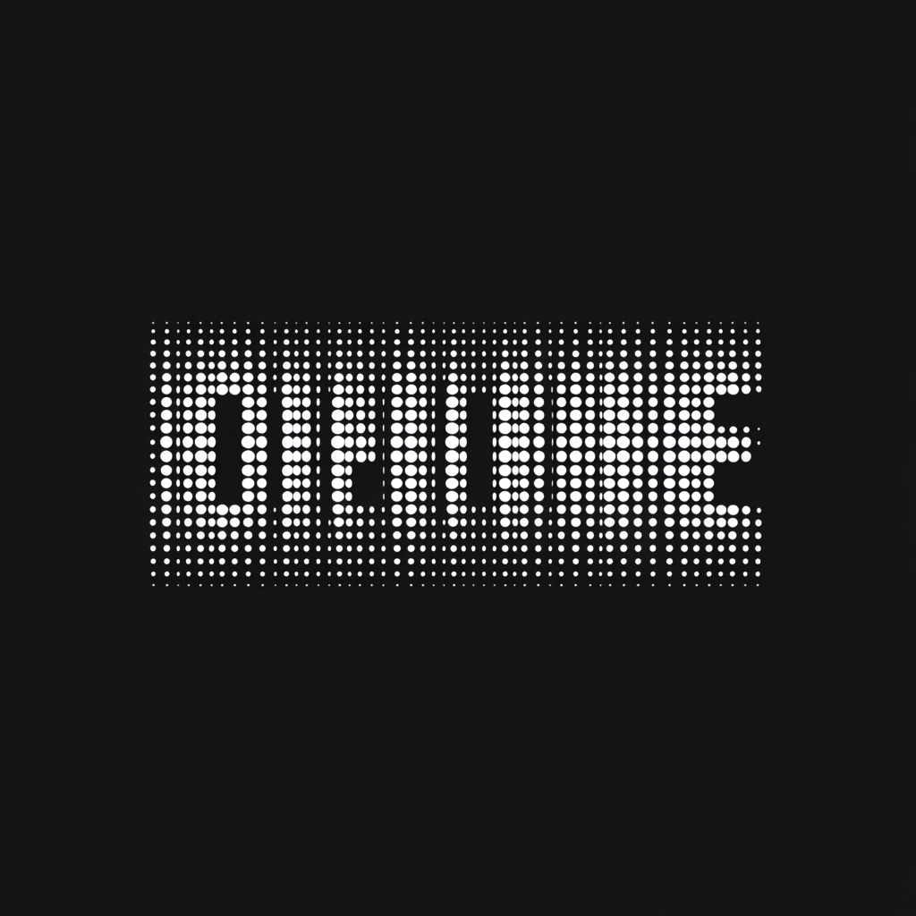 Minimalist O.F.F.L.I.N.E Techno Event Logo