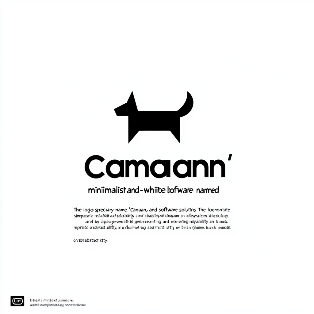 Minimalist black-and-white logo for 'Canaan' IoT company.