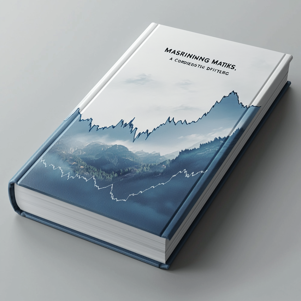 Modern 3D Book Cover Mockup for Stock Trading Guide