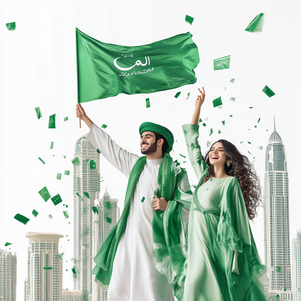 Modern Jeddah Albalad Saudi National Day Celebration 