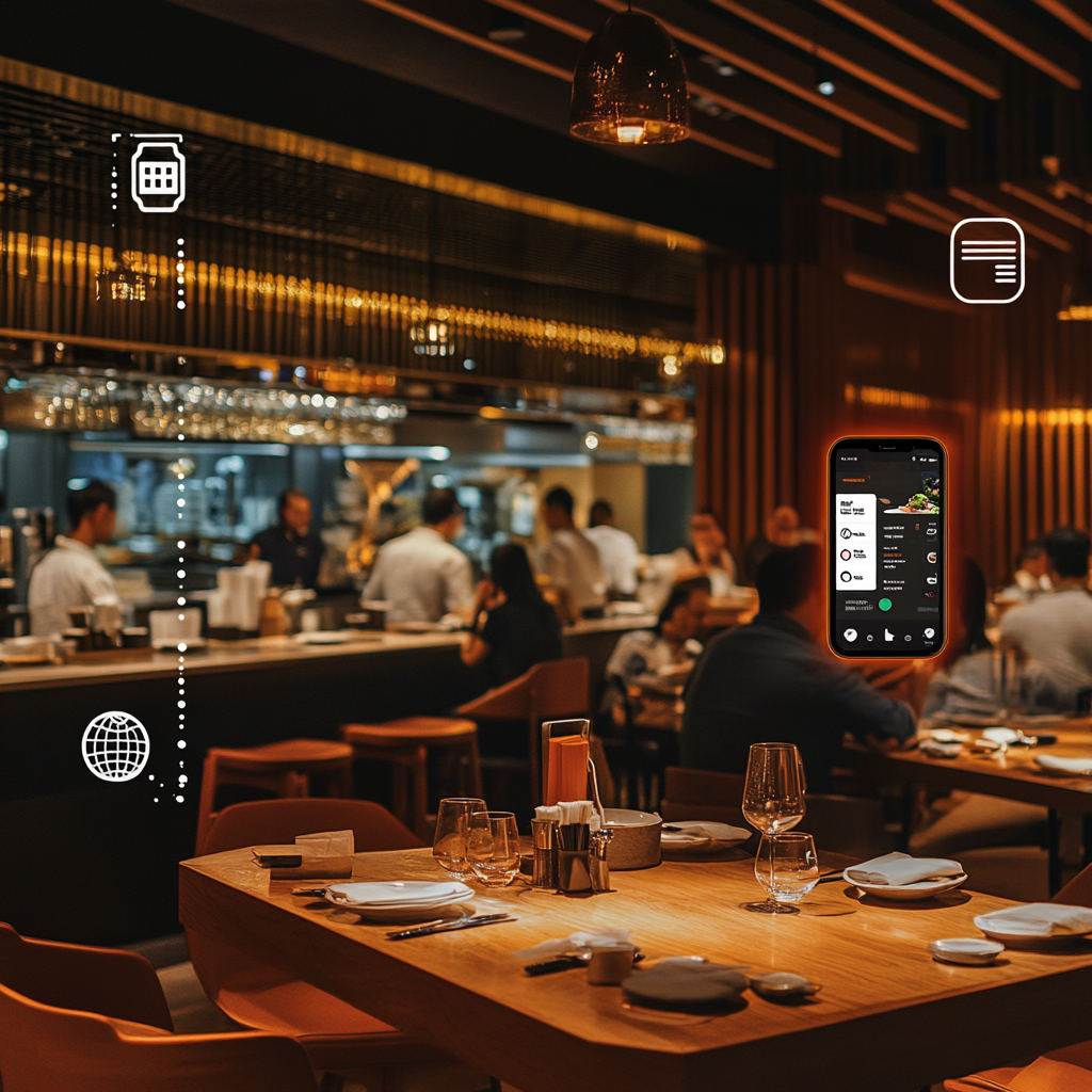 Modern Restaurant with Social, Website, and CRM Services